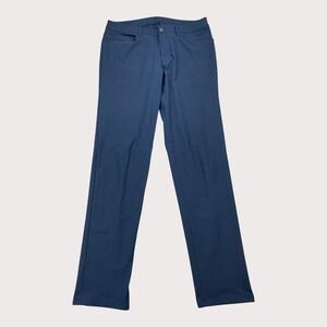 Lululemon ABC Slim Fit Trouser Mens 36x36 True Navy Warpstreme Stretch 5-Pocket